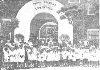 Inauguración del Grupo Escolar Lope de Vega
